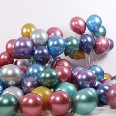 China Party Decorations 1.5 Inch Balloons Birthday Wedding Decoration Chrome Gold Silver Metallic Balloons The Group of Ten for sale