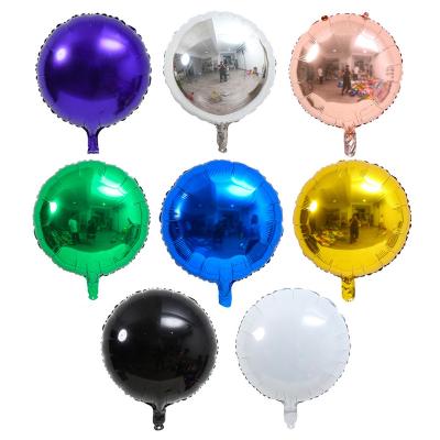 China Party Decorations 18 Inch Round Foil Balloons For Wedding Baby Shower Birthday Wedding Party Decorations Round Balloons Wholesale for sale