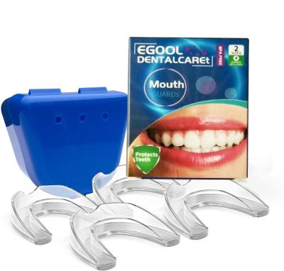 China Professional Slim Fit Dental Mouth Guard 4 Boxing Home Package For Grinding Teeth for sale