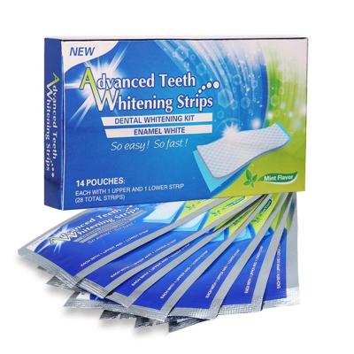 China Convenient Oral Hygiene Whiten Teeth Strips Advanced Teeth Whitening Whitening Strips Teeth Whitening Strips for sale