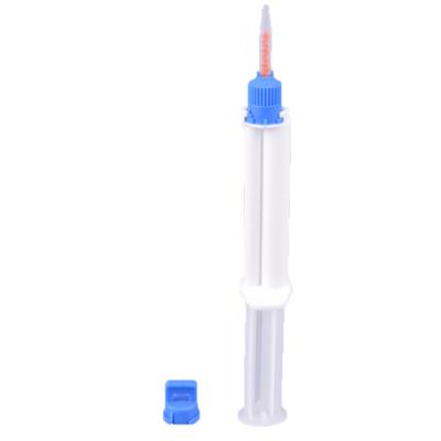 China Convenient Professional Clinic Use Double Barrel Syringe Teeth Whitening Gel 20% Hydrogen Peroxide Dental Bleaching Gel for sale