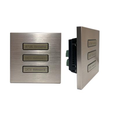 China Good stability& Anti-interference Hot Selling Gesture Touch Sensor Lighting Function Hotel Switch Panel for sale