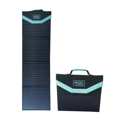 China Custom Size 100W Monocristalino Portable Folding Solar Panel From China Guangdong Solar Power System Suppliers Portatil Painel For Outdoor for sale