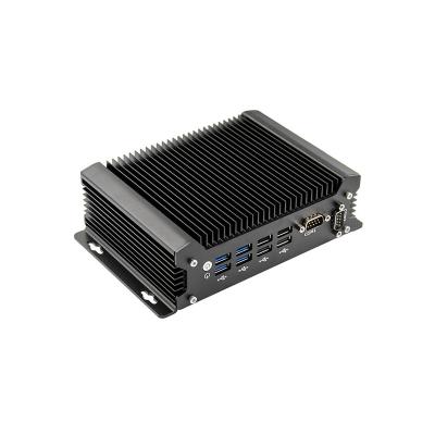 China Industrial Intel Core I3 I5 I7 Wifi Rugged Embedded Mini Pc Industrial Pc Windows 10 11 Mini Computer Reasonable Price 4g SSD Quad Core 50W for sale