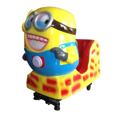 China FRP+Metal Factory Chinese Fiberglass Kiddie Rides Children Coin Operated Arcade Swing Kids Electric Car Machine for sale