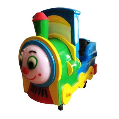 China FRP+Metal Fiberglass Coin Operated Thomas Train Kiddie Ride Kids Electric Ride On Car For Amusement Game Machine for sale