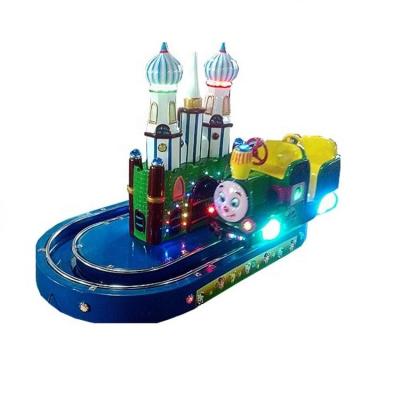 China FRP+Metal cheap price castle kiddie ride round train game machine coin operated for amusement park for sale