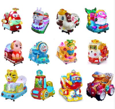 China Plastic+Metal big family kiddie rides colorful child ride page kiddie ride for shopping mall for sale