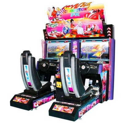 China Hot Selling Metal+Plastic+Acrylic HIFUN 32 Inch Screen Car Simulator Overtake Coin Operated Game Racing Machine for sale