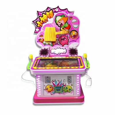 China Metal+Wood+Plastic Kids Amusement Game Ticket Redemption Game Machines Small Magic Hammer Hitting Hammer Game Machine for sale