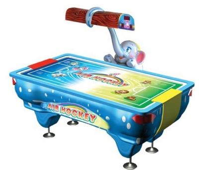 China Hot Sale Wood+Fiberglass Elephant Air Hockey Table Coin Operated Sports Game Machine For Family Fun for sale