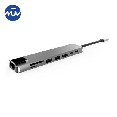 China Multi Functional Power Adapter 4 Port Port 7 8 Port Port 6 in 1 7 in 1 8 in 1 5 in 1 type c usb hub 30 for sale