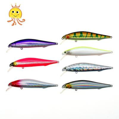 China ABS PESCA 105mm Minnow 13.5g Wobblers For Fishing Trolling Lure Hard Bait Deep Diving Fishing Tackle Lures Crankbaits Minow Isca for sale