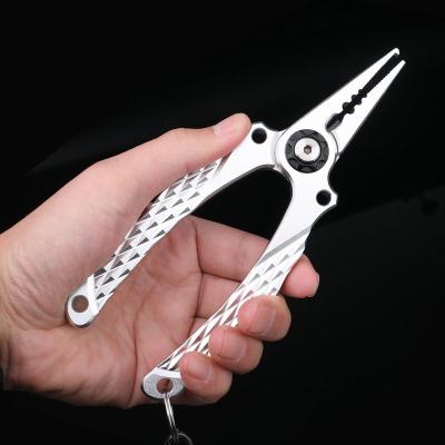 China High Quality Line Curved Cutter Lure Sling Fishing Tackle Stainless Steel Aluminum Alloy Fishing Pliers Pliers for sale