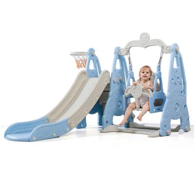 China Hot Selling Swing Slide Set Kids Indoor Playground Slide Swing and Slide Set Wholesale Playground for sale