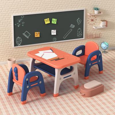 China Wholesale modern hot sale office furniture plastic tudy sets play kids table and chair for kindergarten kids use for sale