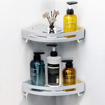 China Wall Mounted Type Bathroom Vacuum Shower Triangle Shelf Bathroom Wall Storage Rack Rack Shelves For Bathroom for sale