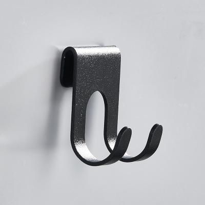 China Durable Wall Mounted Self Adhesive Aluminum Towel Robe Hooks For Bathroom And Kitchen for sale