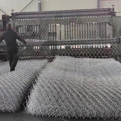 China Gabion Woven Gabion Boxes Galvanized PVC , Heavy Galvanized Pate Protection Gabion Basket Wire Mesh for sale