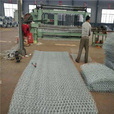 China Gabion Woven PVC Coated Zinc Foil Galvanized Hexagonal Gabion Mesh for sale