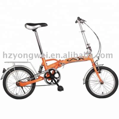 China 16 Suspension Folding Steel Bicycle (AFS-1604S) for sale