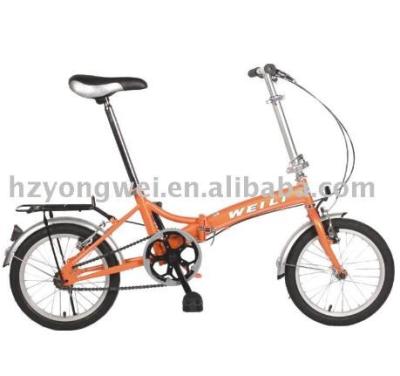 China High Quality New 16 Inch Street Folding Mini Bicycle Cheap Price Foldable Bicycle for sale