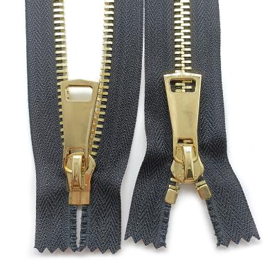 China #10 China Eco-friendly Metal Zipper Supplier #10 Narrow End Zipper For Handbag Zipper for sale