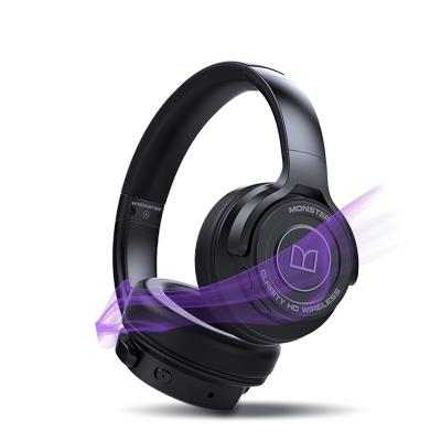 China Shocking Headband Monster ICON ANC Headphone Active Noise Reduction Bass Earphones Over Ear Wireless ANC Headphones for sale