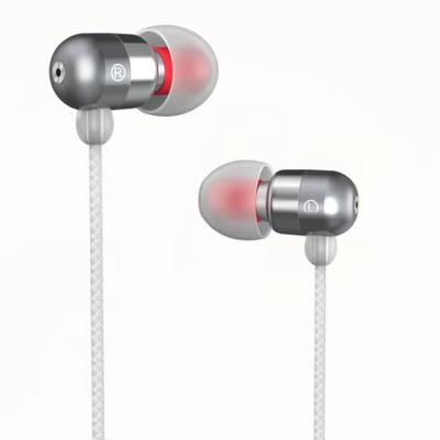 China In-Ear Most Hot Selling Metal Cable Mobile Earphone With 3.5mm Connection For Cell Phone Mobile Calls Listening Music for sale