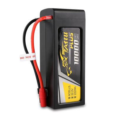 China Long Cycle Life Original ACE TATTU PLUS Lithium10000mAh 25C 22.2V 6S1P 6S FPV Model Aircraft Lipo Battery With AS150 Connector Plug For RC Drone for sale