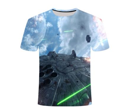 China Custom Anti-Wrinkle Sublimation T Shirt Men T-shirt 3D Printed Summer Daily Casual O-Neck Funny T Shirt for sale