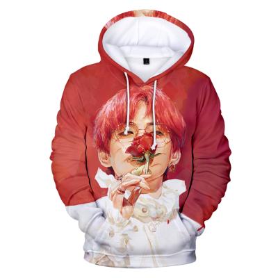 China Anti-wrinkle OEM Manufacturing Sports Use Sweater Terry BTS Hoodies Custom Men's Streetwear Hoodie Reflective Jacket for sale