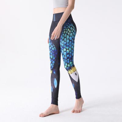 China High Waisted RPET 3d Workout Legging Yoga Pants Custom Made Gym Fitness Wear Yoga Pattern Women And Girl for sale