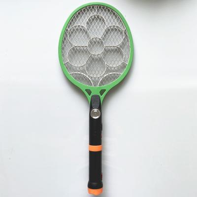 China Viable CE& RoHS Electronic Rechargeable Fly Killer Machine Mosquito-Striking Swatter With LED Torch for sale