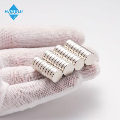 China High Performance Mini Round Speaker Magnet D10x3 N52 Neodymium / Strong Neodimium Disc Magnet / Neodimio Imanes for sale