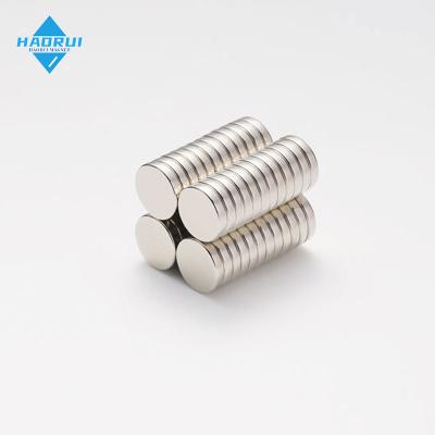 China High Performance Mini Round Speaker Magnet D10x2 N52 Neodymium / Strong Neodimium Disc Magnet / Neodimio Imanes for sale