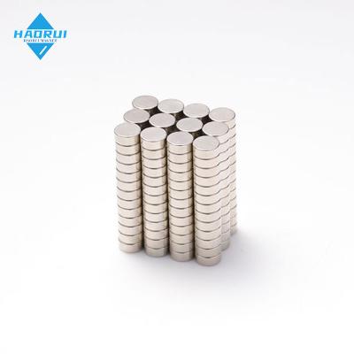 China Speaker Magnet D5 N52 Around Neodymium Magnets Tiny NdFeB Self Adhesive Disc Ndfeb Disc Strong Neodymium Magnet For Sale for sale