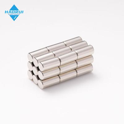 China Speaker Magnet D5*10 N52 Cylinder Shape Strong Powerful Magnet Customized Size Neodymium Magnet for sale