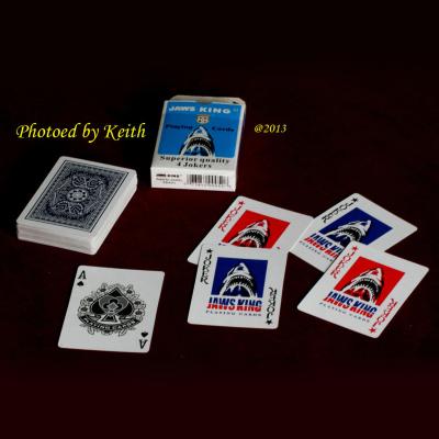 China The Jaw Paper King Playing Cards for sale