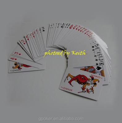 China Cheap Deck Size Paper Made Playing Cards Sold Well In Russian Market for sale