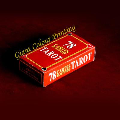 China 350 GSM ART PAPER Tarot Playing Cards 78 Cards Fortune Teller Playing Cards for sale