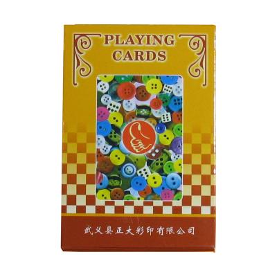 China Color Paper Promotional Bean Back Design Paper Playing Cards Hot Sale In North East Area for sale