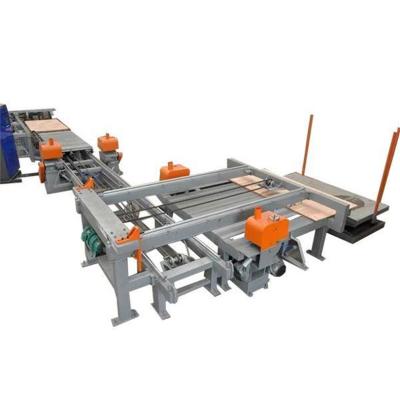 China Building Material Stores Woodworking Plywood Edge Trimming Saw Cutting Saw Machine With Linear Guide for sale