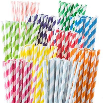 China Disposable Eco-Friendly Many Styles Of Party Straws For Your Choice Food Grade Paper Straws Party Supplies for sale