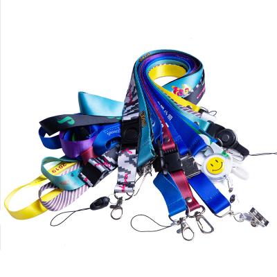 China Hotel And Resort Wholesale Promotional Lanyards Polyester Key Chain Lanyard With Logo Custom for sale