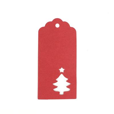 China Custom Viable Logo Printed High Quality Christmas Gift Hang Tags Cards With String for sale