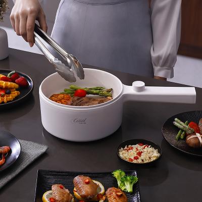 China Custom Round Shape Portable Travel Easily Cleaned Portable Cooking Pot for sale