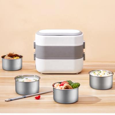 China Factory Direct Supply Sustainable Small Food Storage Heater 2L Heated Lunch Box for sale