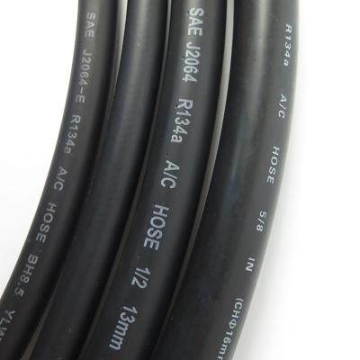 China 5/8 Inch Factory Price Smooth Surface Fiber Braid R134a Air Conditioning Hose SAE for sale