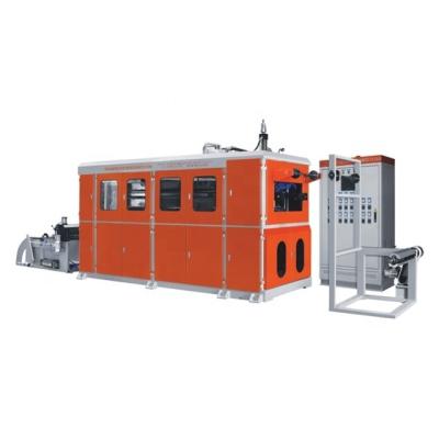 China Plastic Products HOT SELLING Hydraulic Thermoforming Machine For Making Disposable Plastic Cup And Plate for sale